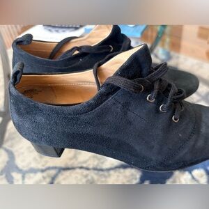 Elegant Black Suede Women's Shoes